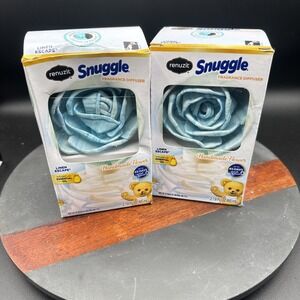 2 Renuzit Snuggle Scent Blossom Handmade Flower Linen Escape Fragrance Diffuser